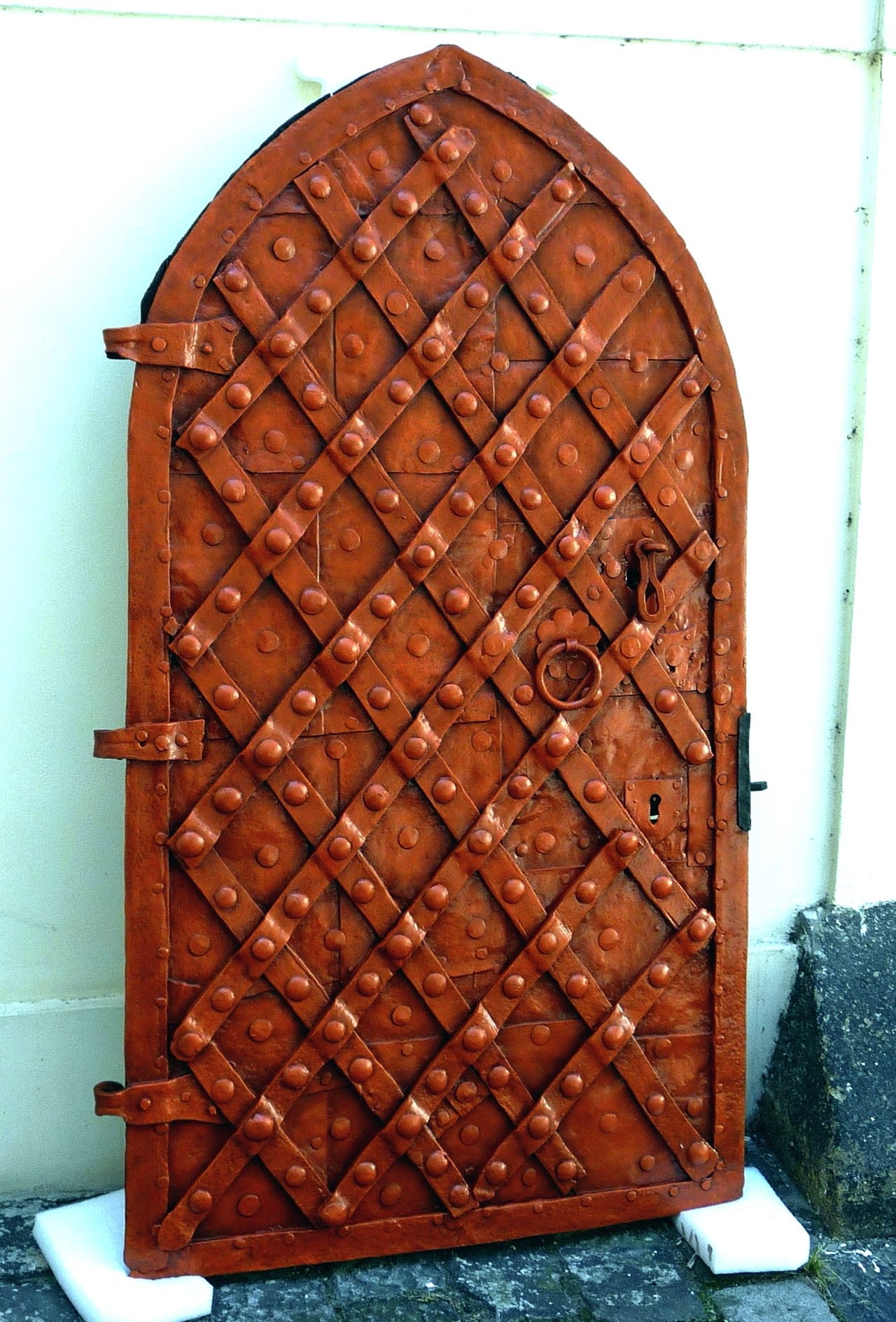 Gotické dveře detail